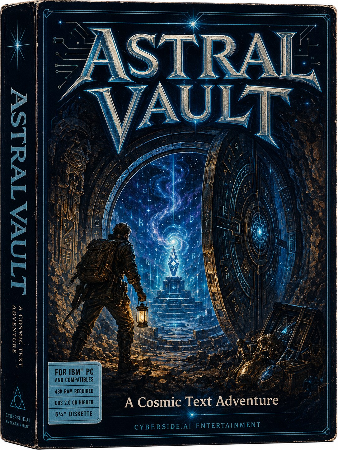 Astral Vault vintage science-fiction box art